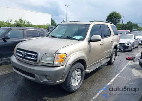 2004 Toyota Sequoia Sr5 V8 z USA, uszkodzony, nr VIN 5TDBT44A34S211237